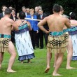 Angela Merkel, saluto maori in Nuova Zelanda06