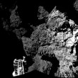 Sonda Rosetta, Philae atterrato su orlo del cratere 4