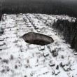 Russia, cratere inghiotte case e continua ad allargarsi FOTO