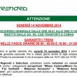 Sciopero treni 14 novembre 2014 Trenord: orari e treni garantiti