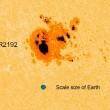 La macchia solare AR 12192 è la più grande degli ultimi 25 anni FOTO01