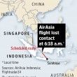 Aereo malese AirAsia scomparso tra Indonesia e Singapore. 162 a bordo5