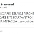 Fabrizio Bracconeri: "Matteo Renzi, se tocchi i disabili ti scartavetro"