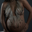 Kourtney Kardashian copia Kim: nuda su Dujour. Al nono mese di gravidanza FOTO 3