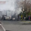 Roma, autobus a fuoco a Monteverde: completamente distrutto FOTO 6
