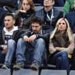 Francesco Totti e Ilary Blasi agli Internazionali del Tennis (LaPresse)