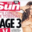 Sun, addio donne in topless sulla pagina 3. Dopo 44 anni03