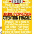 Charlie Hebdo, prima pagina Liberation: "Libertà espressione. Attenti, fragile"