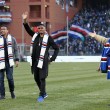 Sampdoria, Massimo Ferrero con Samuel Eto'o e Luis Muriel FOTO03