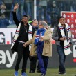 Sampdoria, Massimo Ferrero con Samuel Eto'o e Luis Muriel FOTO05