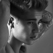 Justin Bieber modello per Calvin Klein con Lara Stone03