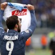 Lazio-Napoli, Higuain: maglia per Insigne dopo il gol FOTO