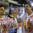 Rafael Nadal e David Ferrer al Carnevale di Rio de Janeiro01