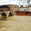 Ponte Umberto, Roma: uomo si butta nel Tevere, corpo sparito nel fiume in piena