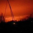 Donetsk, esplode impianto chimico: cielo di notte diventa arancione02
