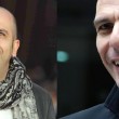 Yanis Varoufakis-Checco Zalone: separati alla nascita FOTO (foto Lapresse)