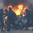 Bce. Francoforte brucia, Blockupy contro la nuova sede: scontri e cariche 13