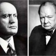 Benito Mussolini e Winston Churchill