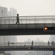 Pechino, FOTO con e senza smog