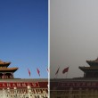 Pechino, FOTO con e senza smog07