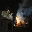 Russia, Mosca. Spento incendio monastero Novodevichy