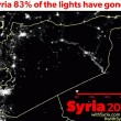 Siria al buio: dall'inizio della guerra (2011) senza luce l'83% del Paese FOTO