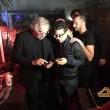 Flavio Briatore, Galliani e Piero Barone de "Il Volo" al "Twiga Party02