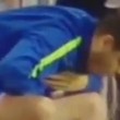 VIDEO YouTube, Alvaro Morata vomita in panchina durante Monaco-Juve 01
