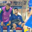 VIDEO YouTube, Alvaro Morata vomita in panchina durante Monaco-Juve 03