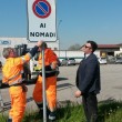 Joe Formaggio, sindaco di Albettone, vieta la sosta ai rom FOTO