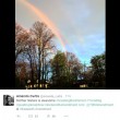 Arcobaleno quadruplo a New York o solo effetto ottico? La FOTO su Twitter