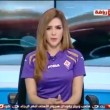 Shina Sheba, giornalista egiziana con maglietta Fiorentina 04