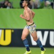 Faouzi Ghoulam con le mutande di Dragon Ball dopo Wolfsburg-Napoli FOTO2