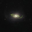 Fantasmi verdi nell'universo: le FOTO scattate da Hubble alle galassie