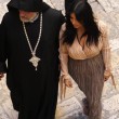 Kim Kardashian e Kanye West a Gerusalemme per battesimo North West02