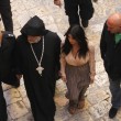 Kim Kardashian e Kanye West a Gerusalemme per battesimo North West07