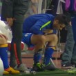 VIDEO YouTube, Alvaro Morata vomita in panchina durante Monaco-Juve 05
