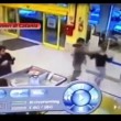 VIDEO Youtube: Angelo Di Fazio rapina supermercato. Schiaffo da carabiniere che fa spesa5
