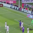 VIDEO YouTube: Fiorentina-Juve, gol annullato a Salah per spinta su Sturaro