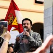 Matteo Salvini a Livorno: contestatori lanciano uova. Lui: "Sfigati"06