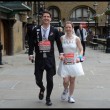 Laura Harvey e Paul Elliot si sposano durante Maratona Londra11