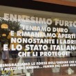 Vicenza. Ennesimo furto, scrive su vetrina Stato italiano protegge ladri02