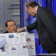VIDEO Berlusconi a Porta a Porta confonde Bruno Vespa con Emilio Fede. Perdonato