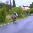 VIDEO YouTube - Giro d'Italia, Alexandre Geniez e la discesa alla Fantozzi