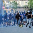 Lazio-Roma FOTO: gol, scontri, stadio, striscioni e coreografie