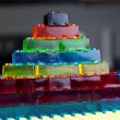 VIDEO YouTube. Come creare un castello di Lego con le caramelle gommose4