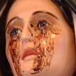 VIDEO YouTube: Madonna di Giampilieri, mistero della statua che piange sangue2