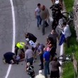 VIDEO YouTube, Domenico Pozzovivo cade sbattendo testa a terra al Giro d’Italia 05