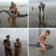 peru, coppia "cavalca" delfino spiaggiato e mette FOTO su Fb. Animalisti protestano