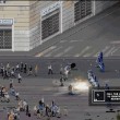 "Riot", videogioco per No Expo e No Tav: assalto banca, auto polizia in fiamme 03
